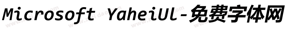 Microsoft YaheiUl字体转换